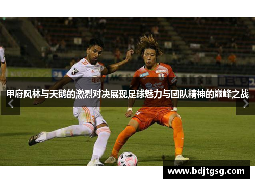 甲府风林与天鹅的激烈对决展现足球魅力与团队精神的巅峰之战